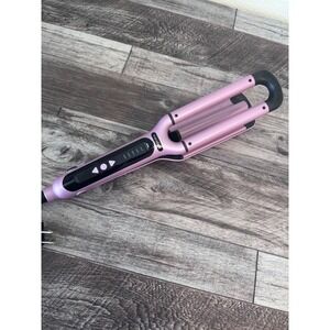 Wavytalk Triple Crimper Hair Waver Curling Iron Wand‎ Pink